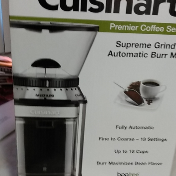 CRISINART COFFEE GRINDER  NEW - Picture 4 of 6